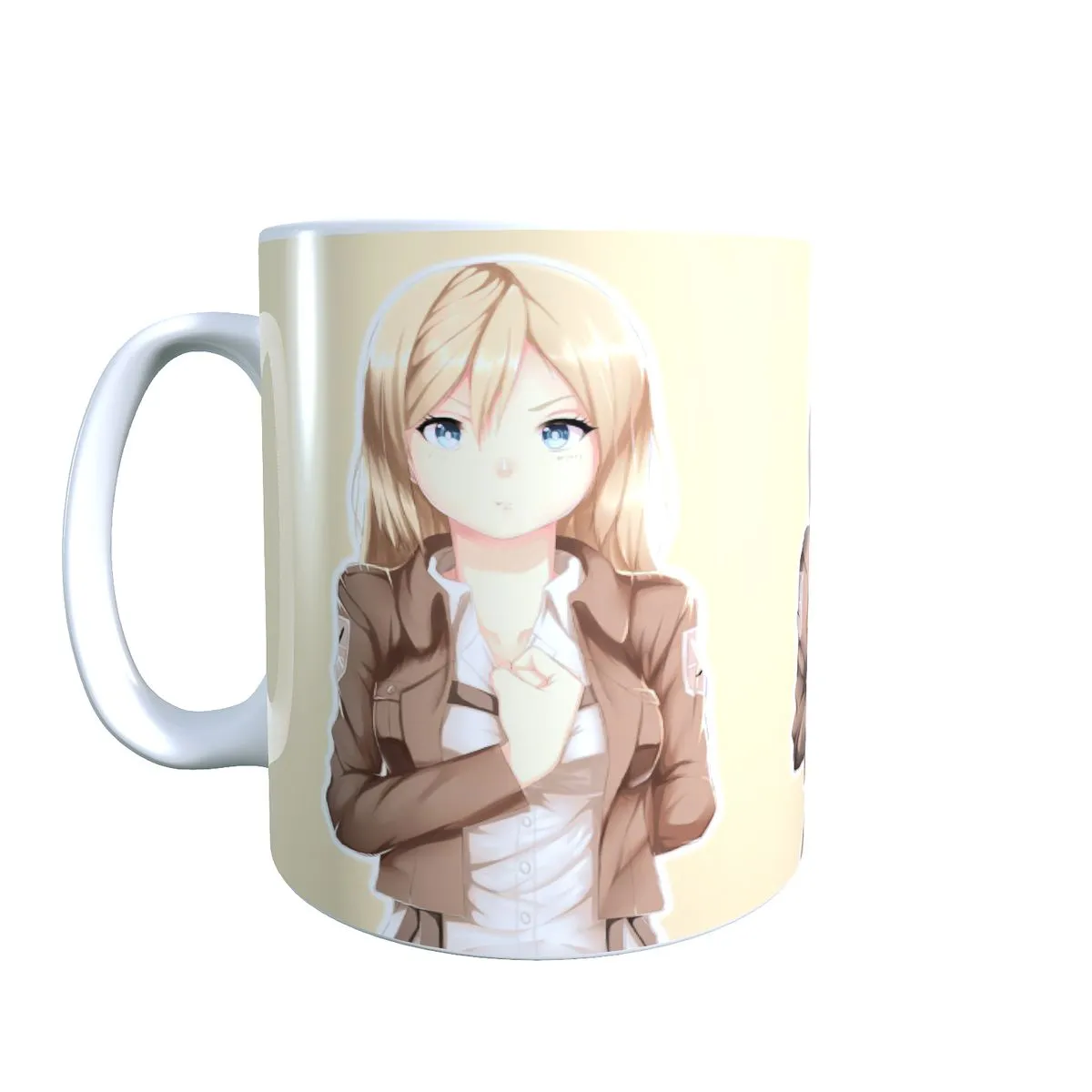 Krista, Mikasa and Sasha - Attack on Titan Coffee Mug