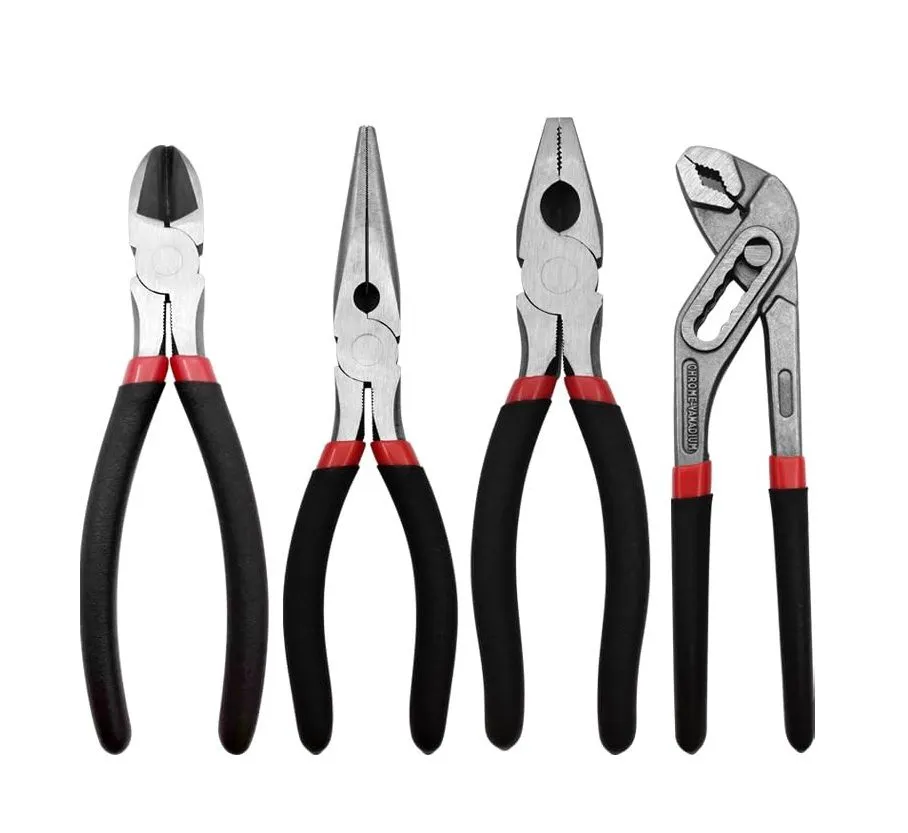 4 Pack 20cm Multi Tool Pliers