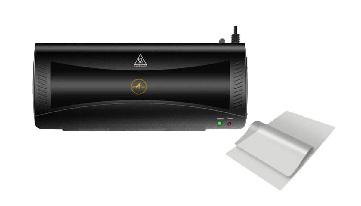 Laminator Machine A4 Hot & Cold Fast for Home/Office + 25 Pouches