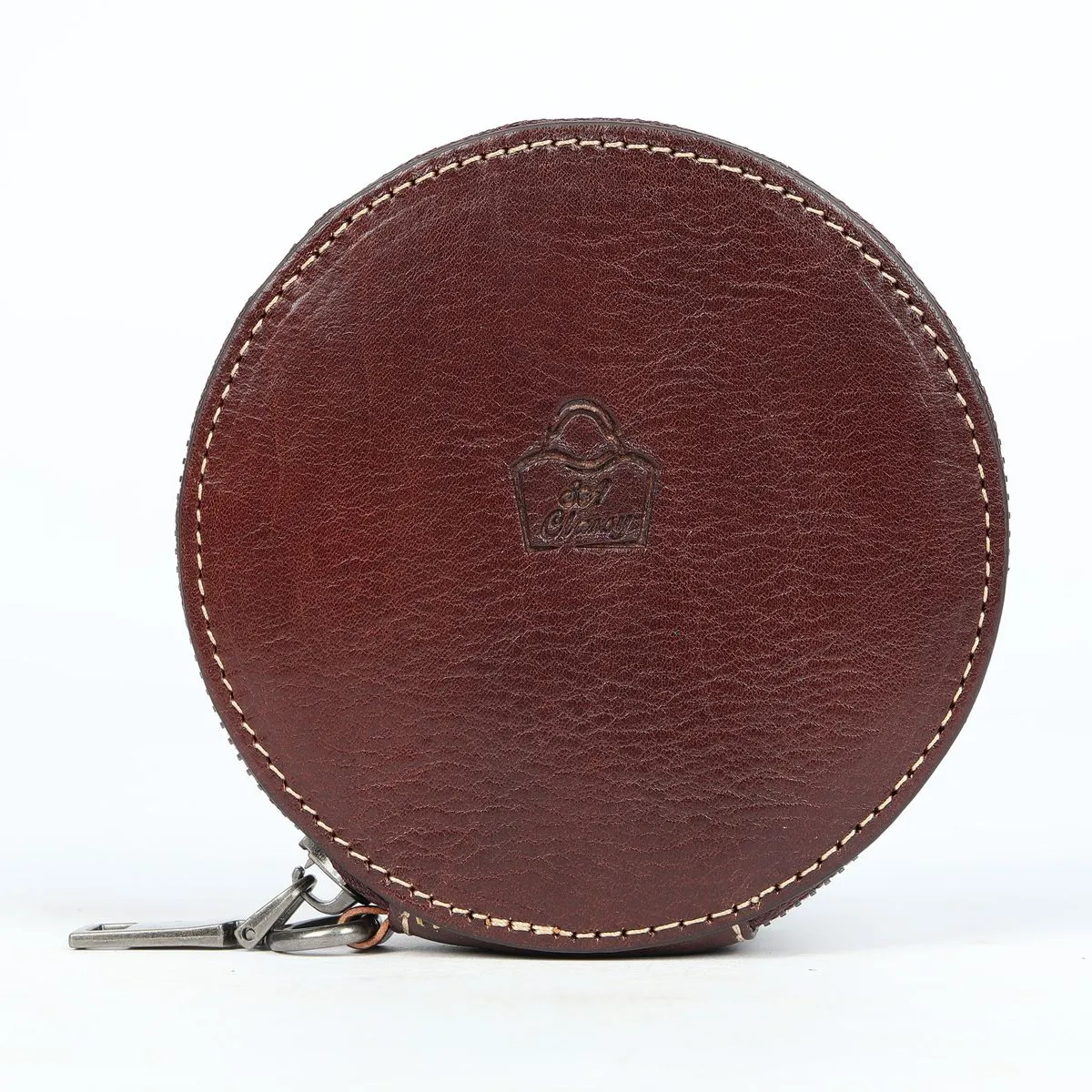 SACLASSY Genuine Leather Coin Wallet Key Holder Case Coin Pouch Best Gift - Black