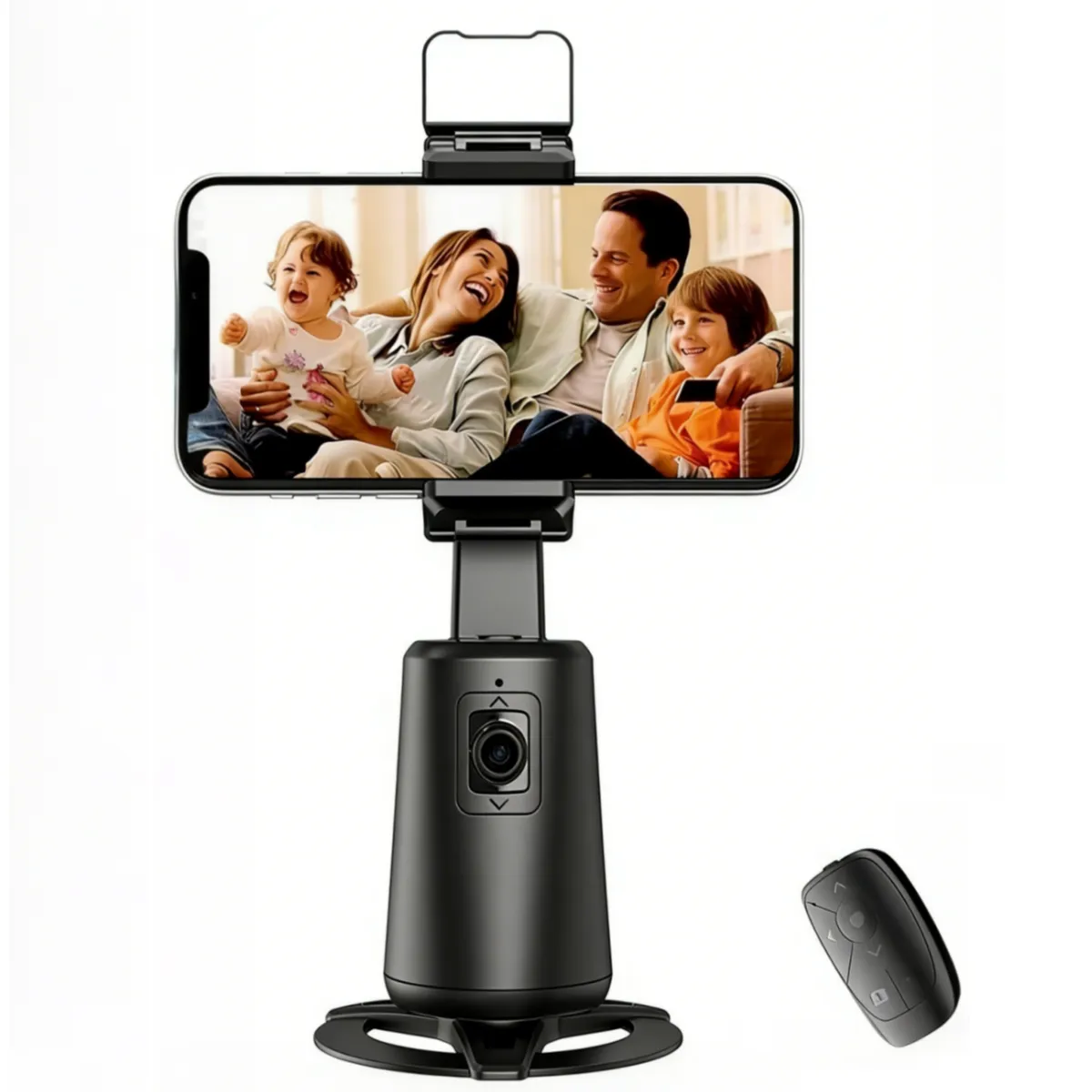 BezosMax 3-Axis Gimbal Stabilizer with 360 AI Face Tracking for Smartphone