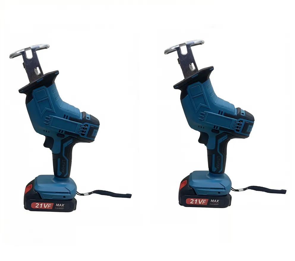 2Pack-21V Electric Cordless Reciprocating Saw for Wood and Metal Cutting