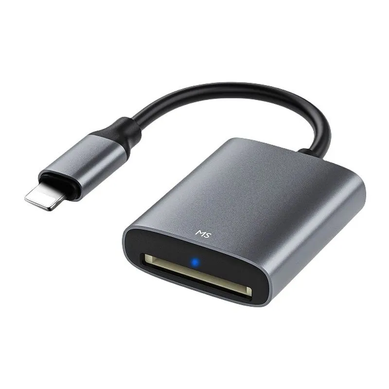 USB C to MS Card Reader Compatible with iPhone 15/MacBook Pro/Air 2023 - Lightning