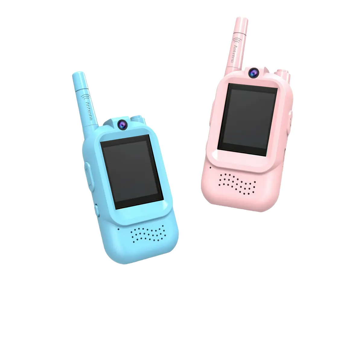 WOVIBO Kid Walkie Talkies with LCD Screen for Gift Toy Family