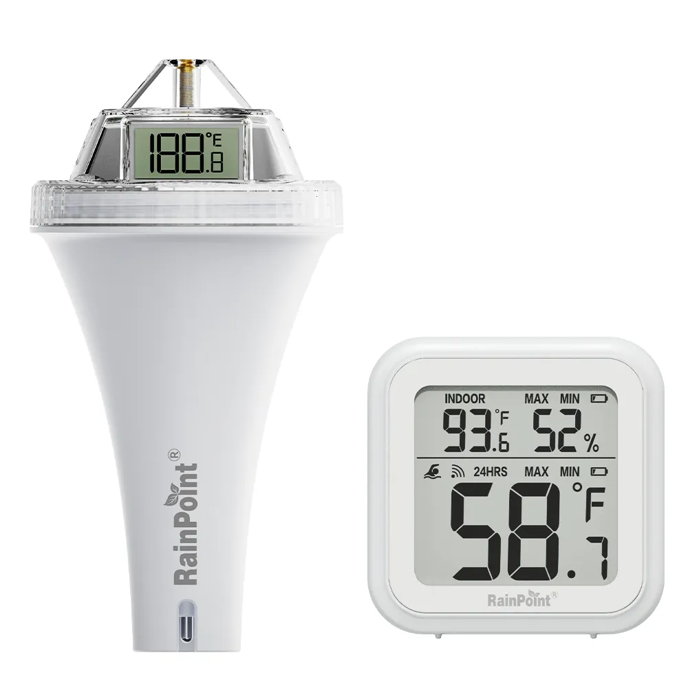 RainPoint Wireless Smart Wi-Fi Pool Thermometer & Display Screen (Device)