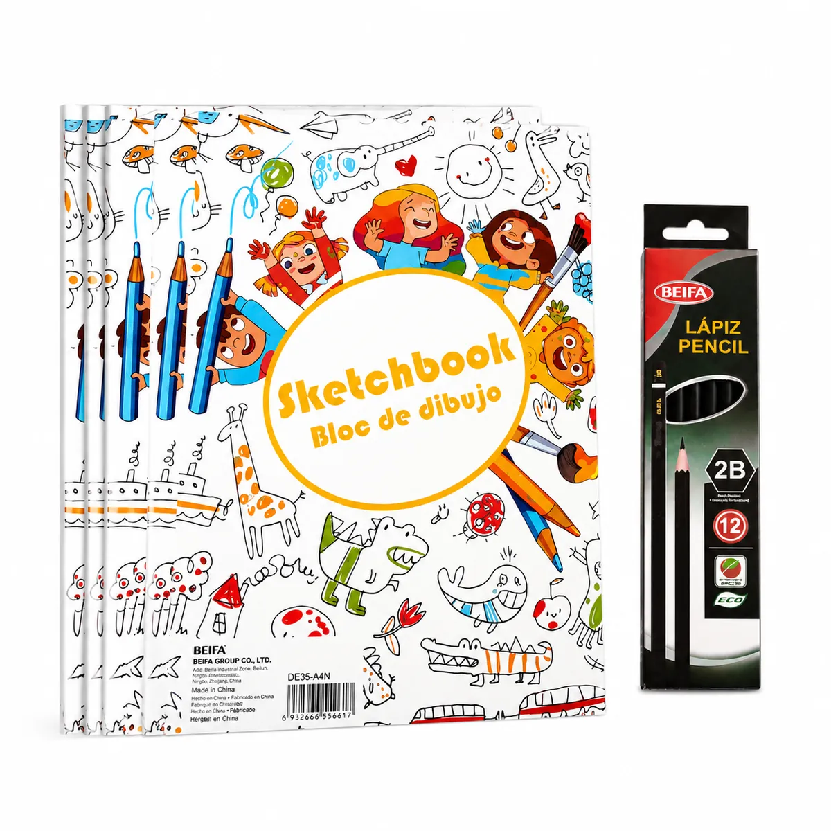 Kids Sketchbook Set Creative Art Pack
