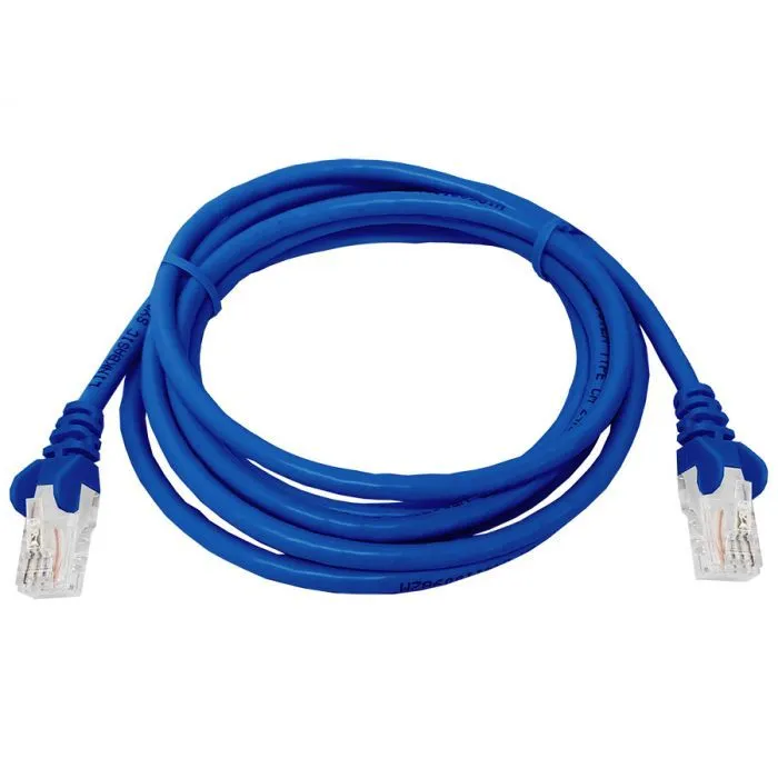Linkbasic 2 Meter UTP Cat5e Flylead x 4 - Blue