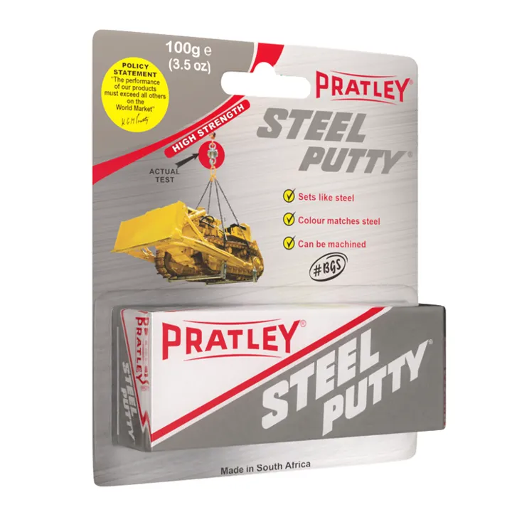 Pratley Steel Putty 100g (2 Pack)
