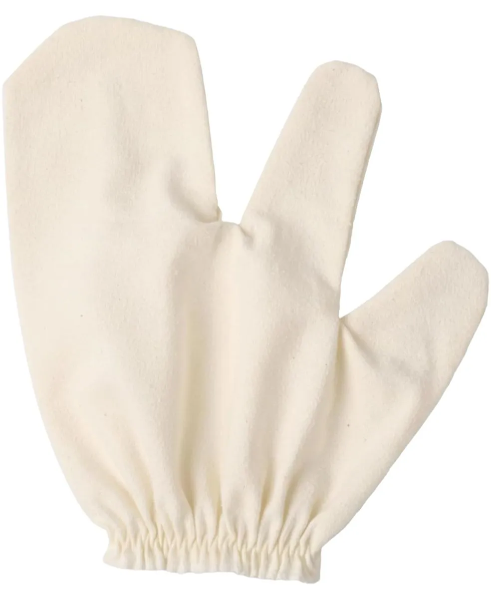 100% Natural Raw Silk Exfoliating Gloves - Dry Brushing Massage Tool