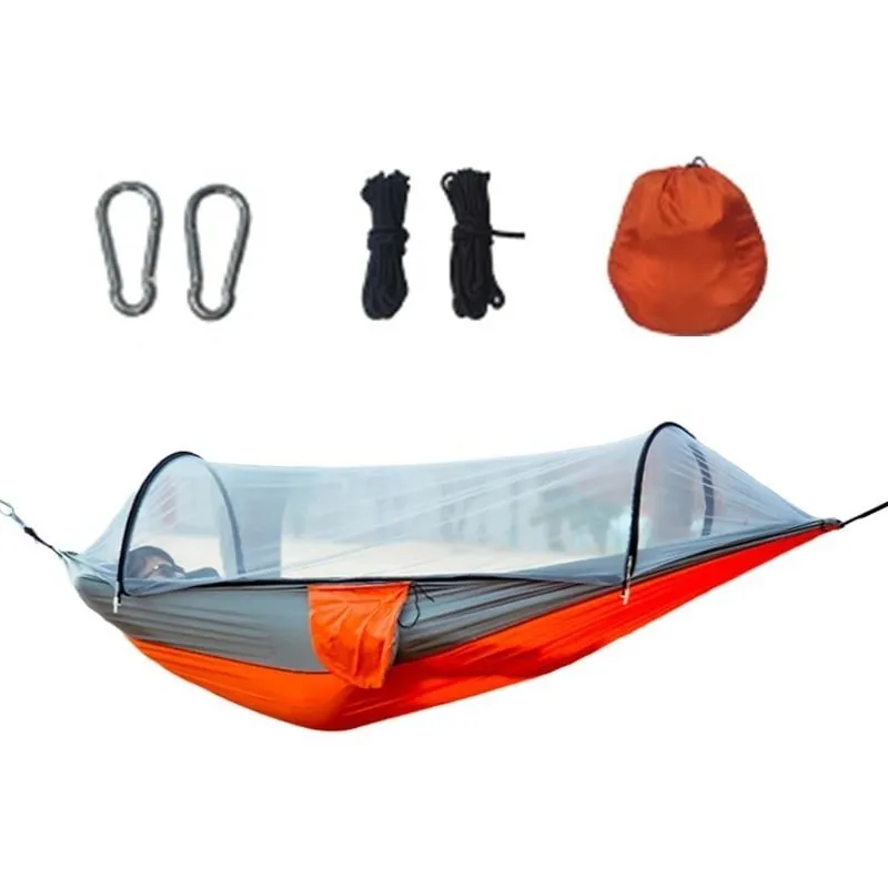 Double-Person Portable Hammock With Mosquito Net