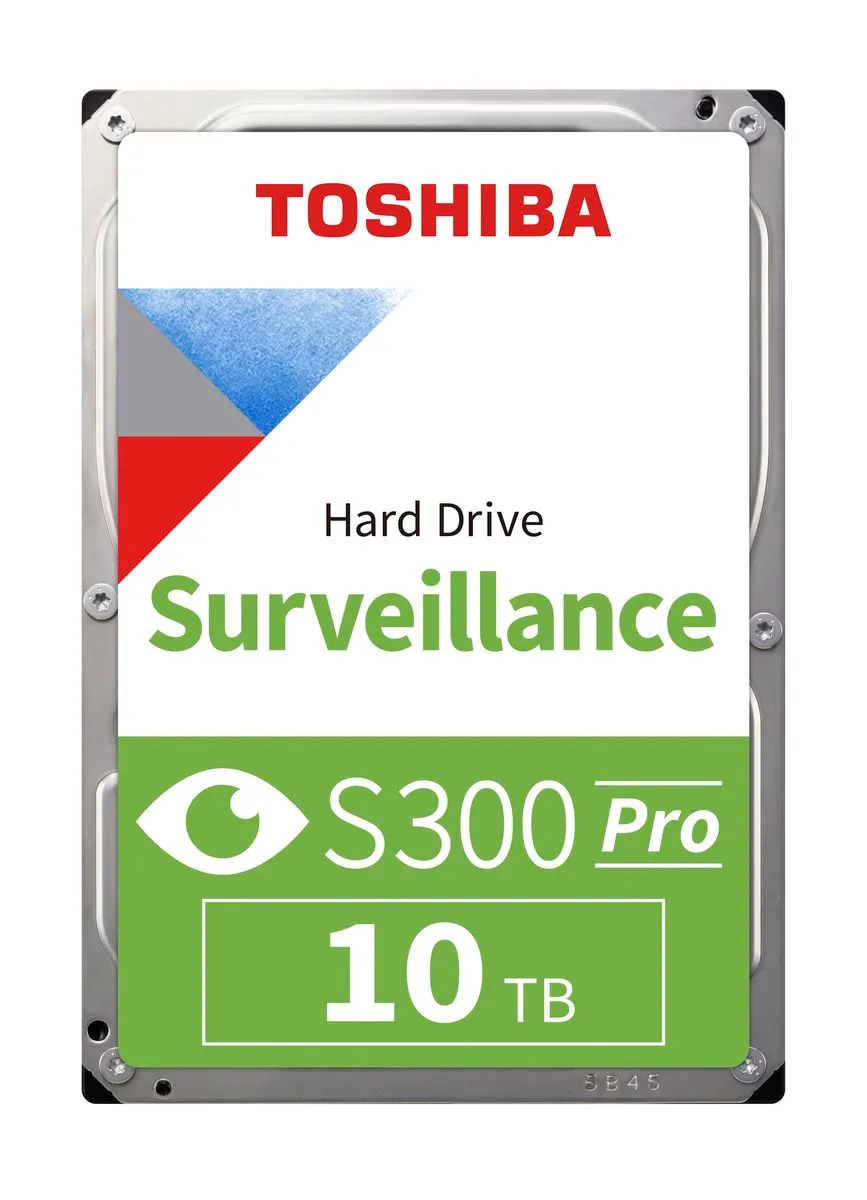 Toshiba S300 Pro 10TB Surveillance Internal Hard Drive - 3.5", 7200RPM