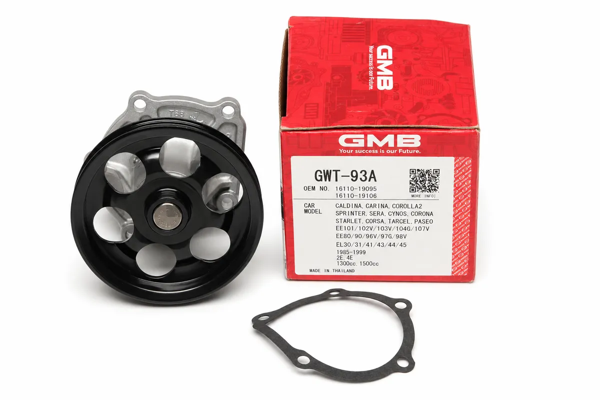 GMB GWT-93A Water Pump Compatible Toyota 2E/3E Corolla/Starlet