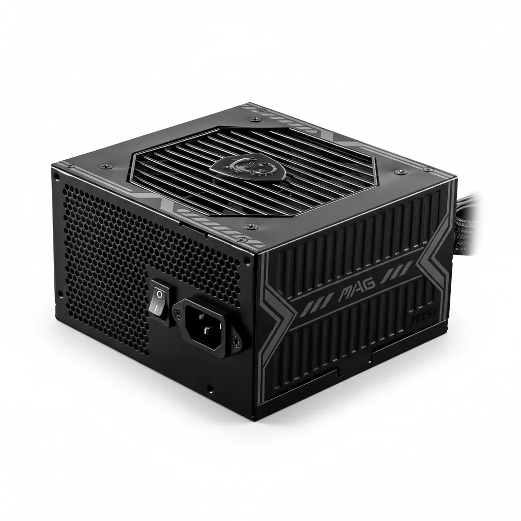 MSI 650W Power Supply - 80 Plus Bronze, Non-Modular, Quiet Operation