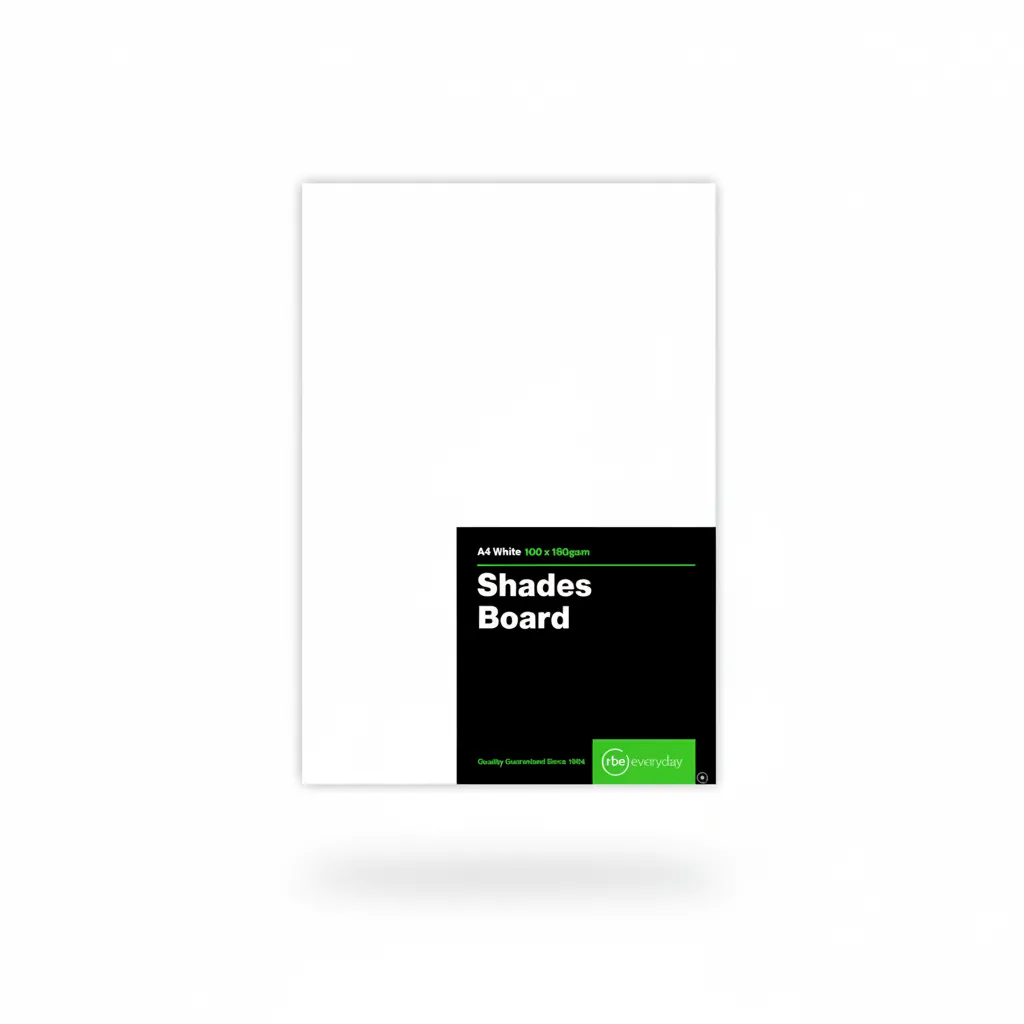 A4 White Board Paper 160g for Arts and Crafts - 10 Sheets
