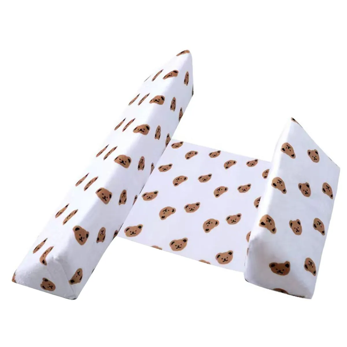 White Bear Baby Side Sleeper Wedge Pillow - Adjustable Ergonomic Support