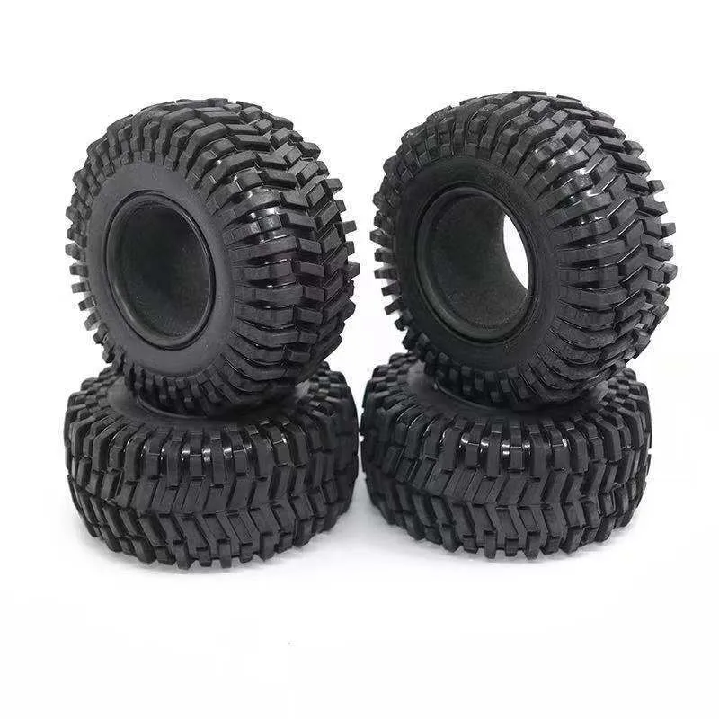 Rubber Wheel Tires for 1/10 Rc Crawler Car Axial Scx10 Traxxas Trx4