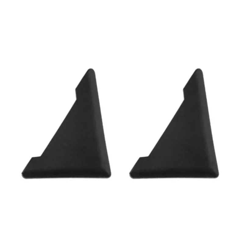 Car Door Corner Protectors, 2-Pack Pvc Anti-Collision Guards, Black White - Black