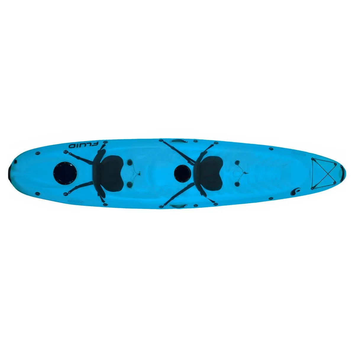 Fluid Kayaks Synergy Versatile Kayak - Blue