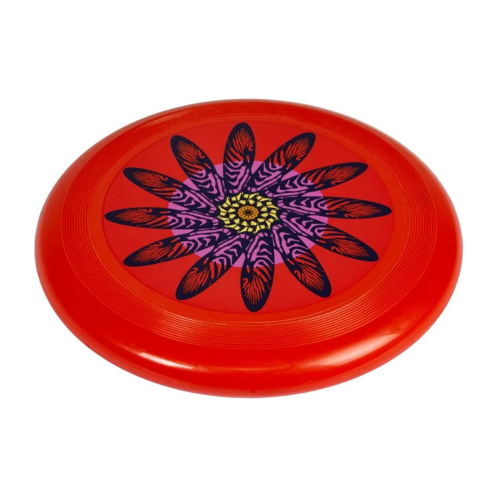 Olaian Adult soft flying disc - Red, Orange