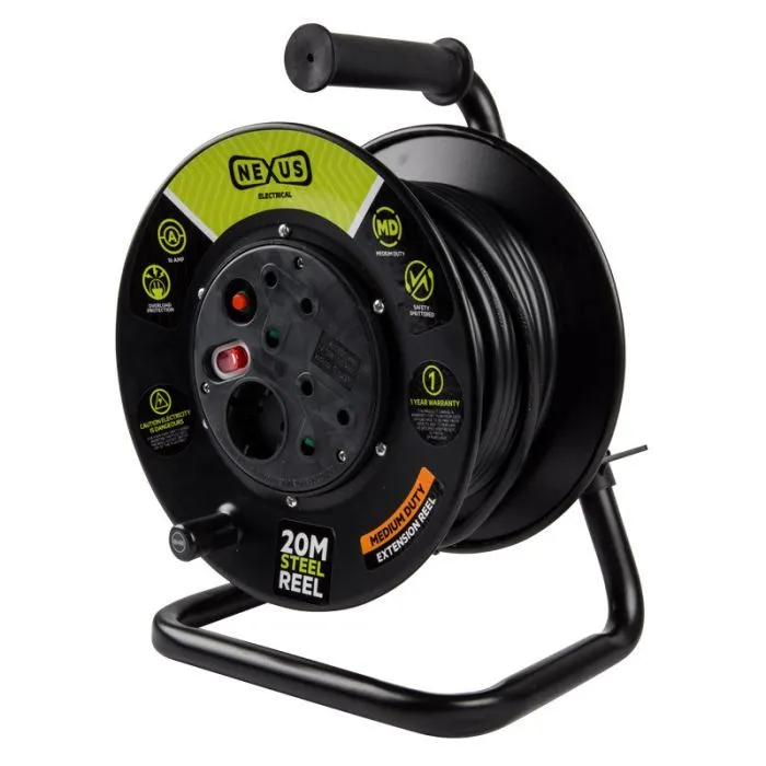Steel Extension Reel 16A 1.5mm -20m