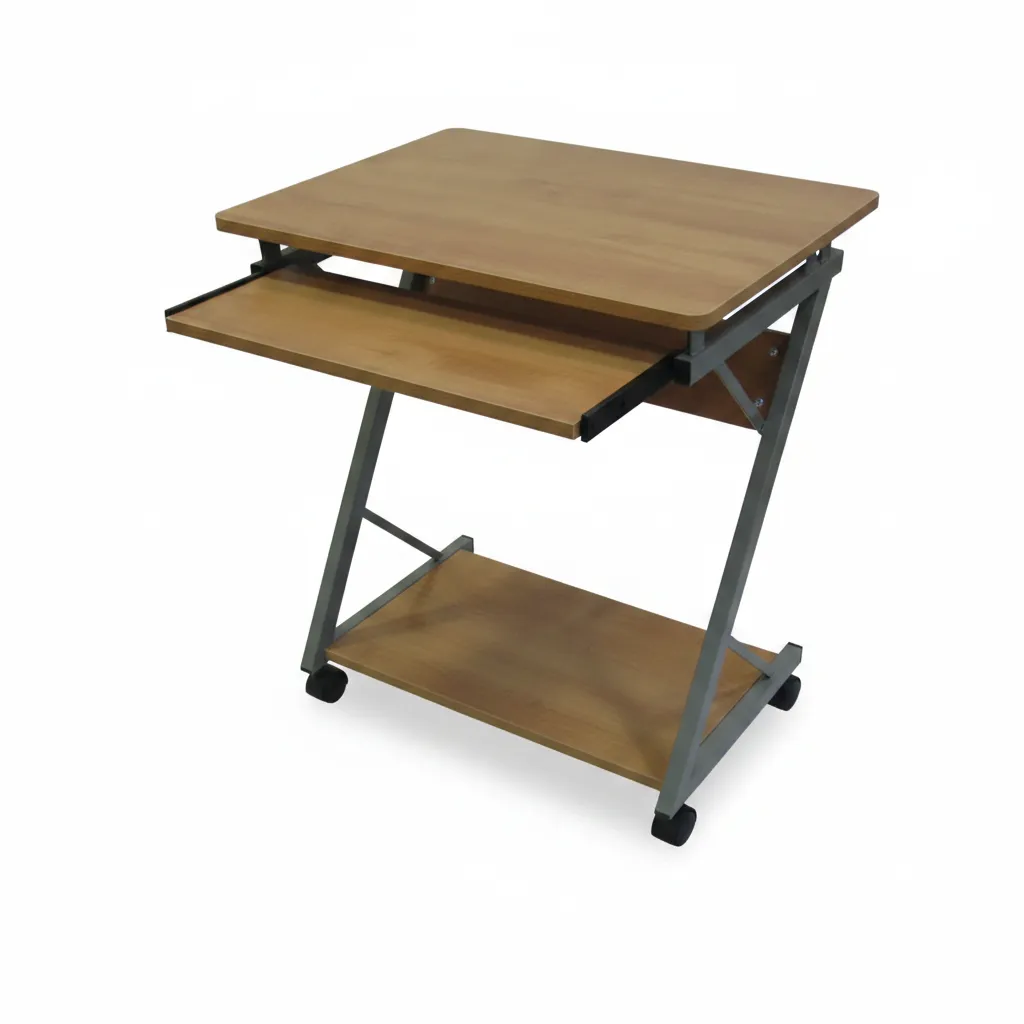 Wood Finish Computer Desk for Home and Office
