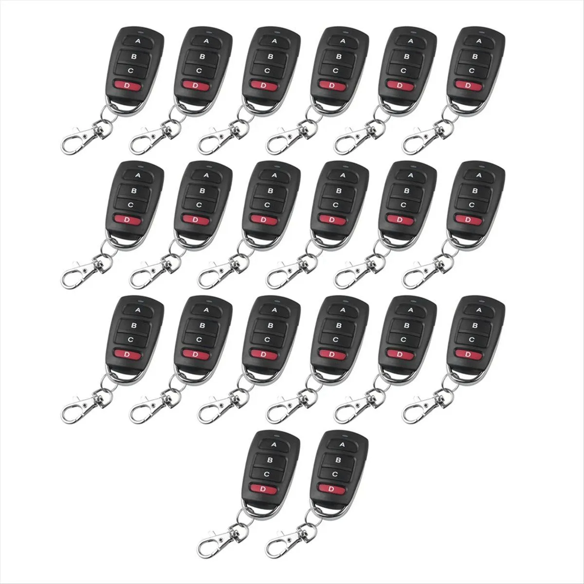 433Mhz Copy Remote Control Electric Garage Door Opener 20Pcs