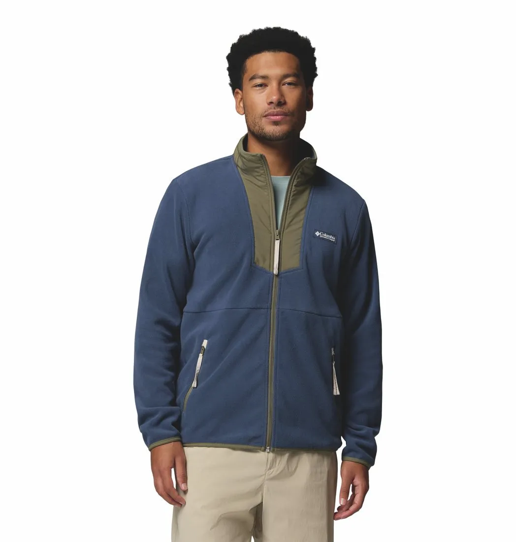 Columbia Men's Sequoia Grove Full Zip Fleece Dark Mountain Stone Green