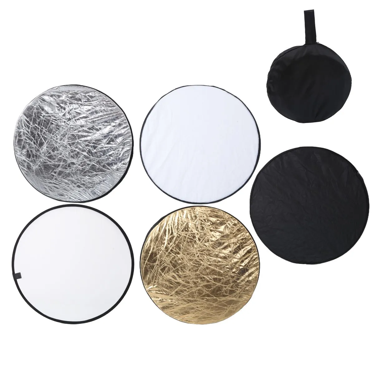 80cm 5-in-1 Handheld Round Photo Reflector Daily Use