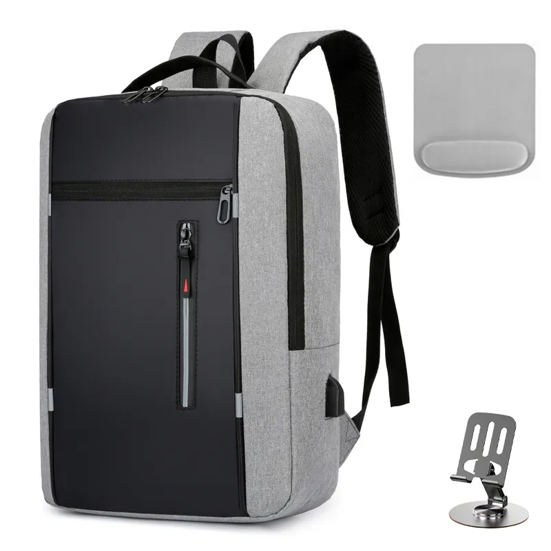 Laptop Bag With USB Charging Port Comes with 1x Mouse Pad & 1x Phone Holder