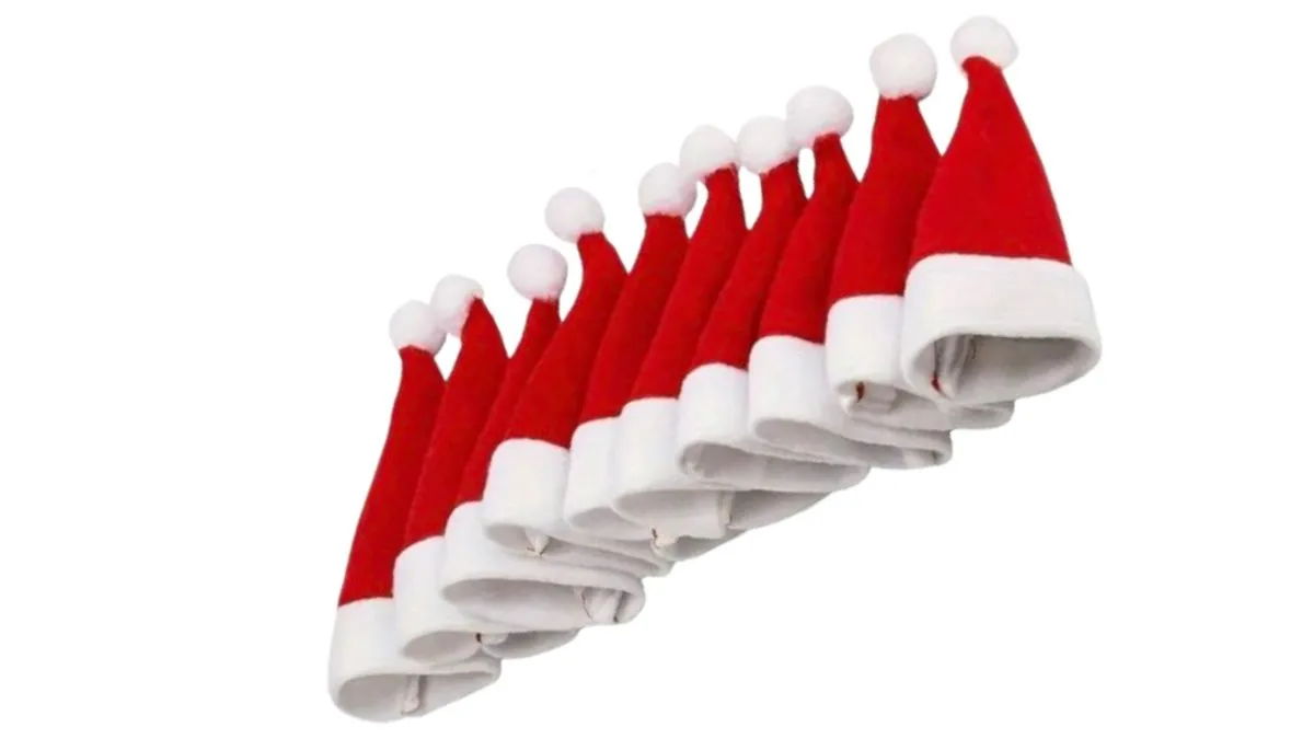 10-Piece Christmas Cutlery Xmas Sock Holders