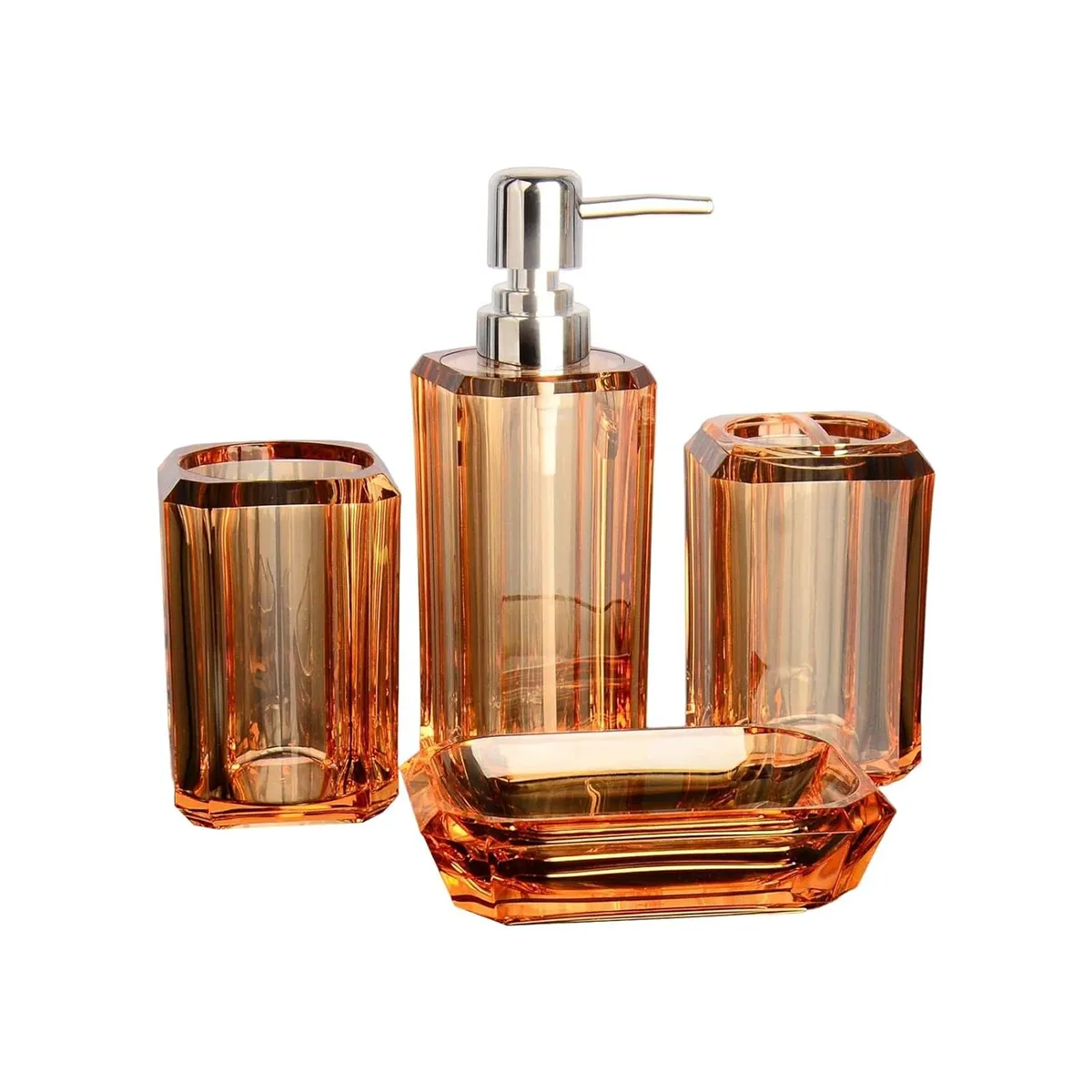 4 Piece Bathroom Accessories Set
