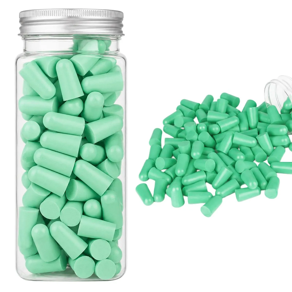 120 Piece PU Noise Cancelling Foam Earplugs - 38dB Noise Reduction Rating