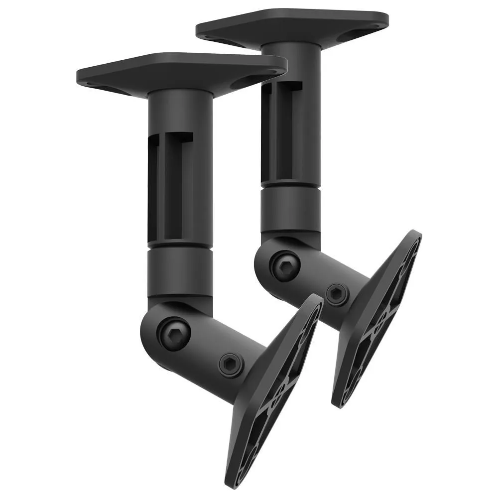 2 Satellite Speaker Wall & Ceiling Mounts (BRA1520B)