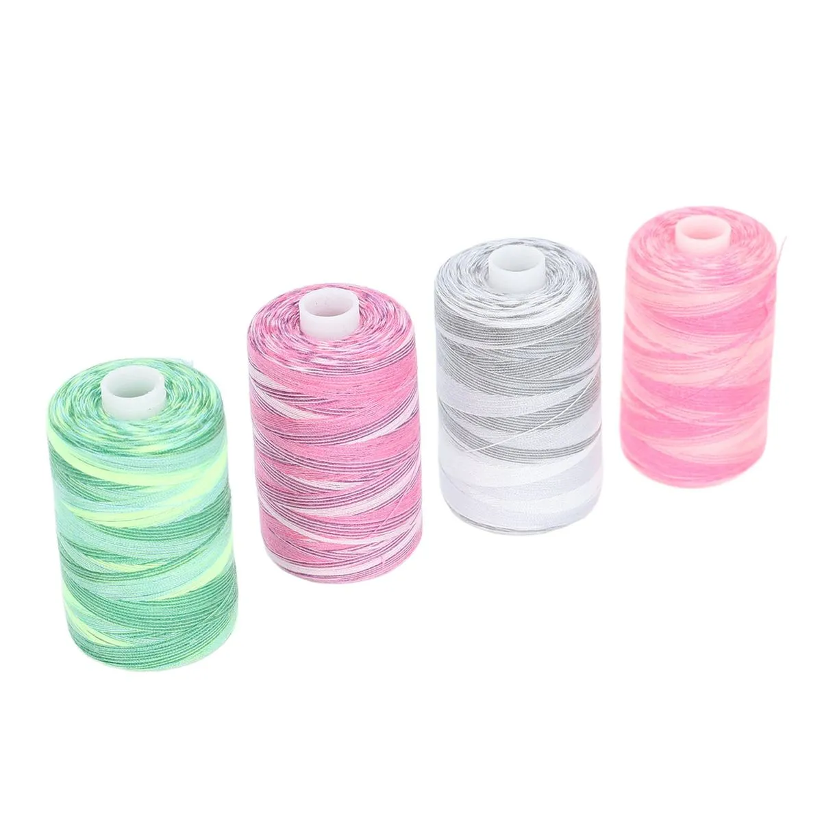 Sewing Thread Kit 1000Yds Polyester 4 Colors