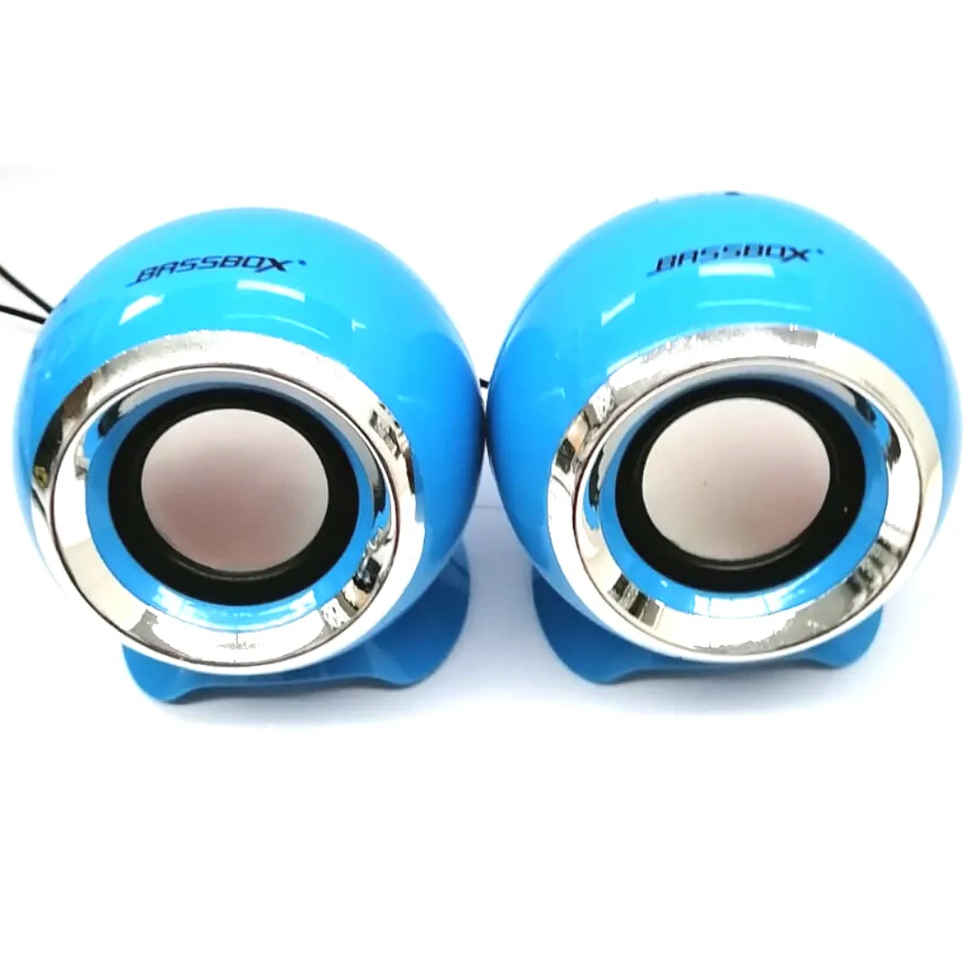 Bassbox USB Powered Speaker For Laptop And Desktop - Light Blue