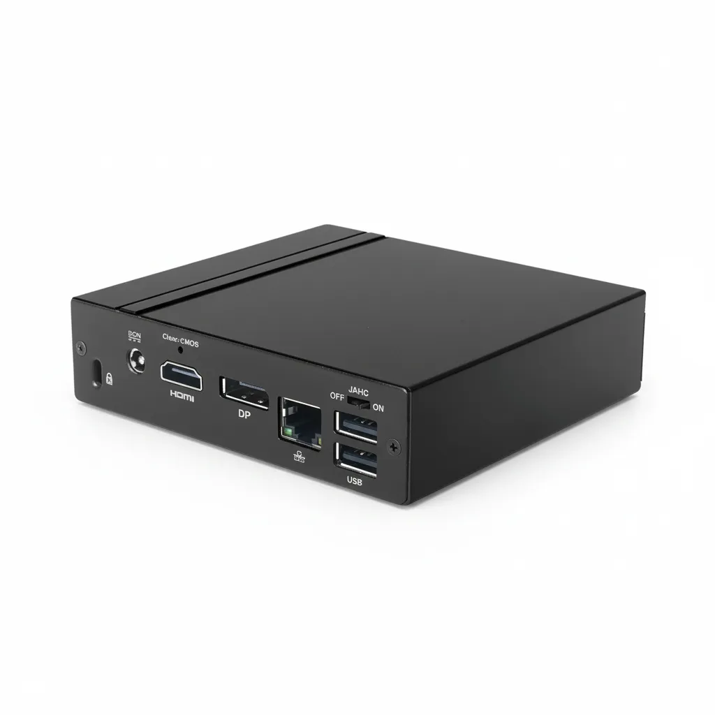 Giada Fanless Mini PC N3350, 4GB RAM, 64GB SSD, HDMI & DP Outputs