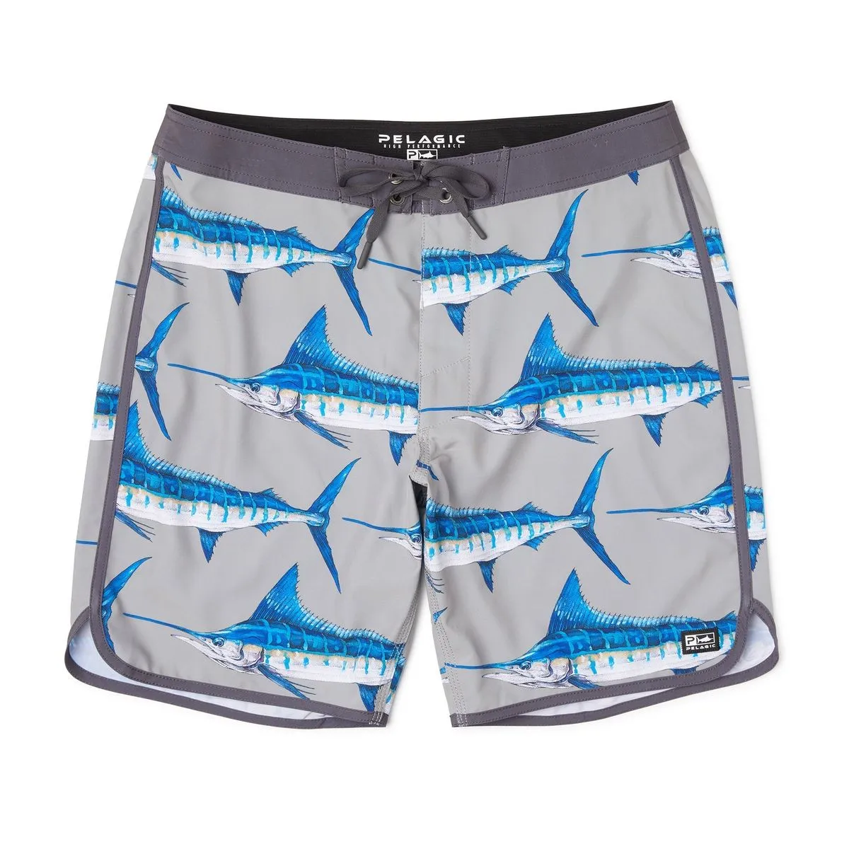 Pelagic - Men's High Spot Shorts - 18" - Goione Marlin Grey - 3XL