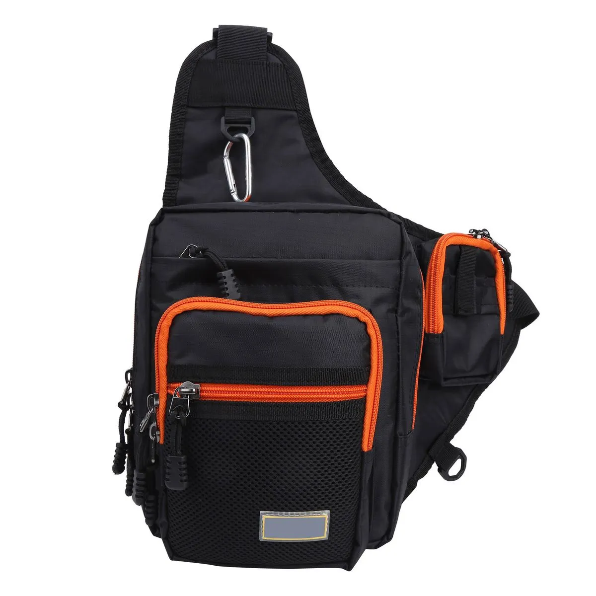 Black Oxford Knight Saddle Chest Bag