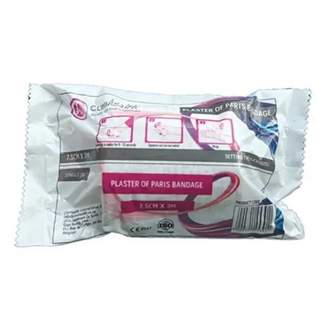 Clinihealth - Plaster Of Paris Bandage 3m x3