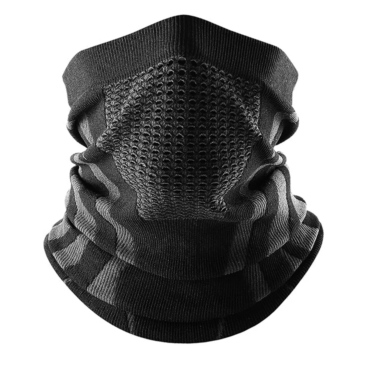 Face Mask Balaclava Bandana for Cycling Masks Lightweight Sun Windproof - Black