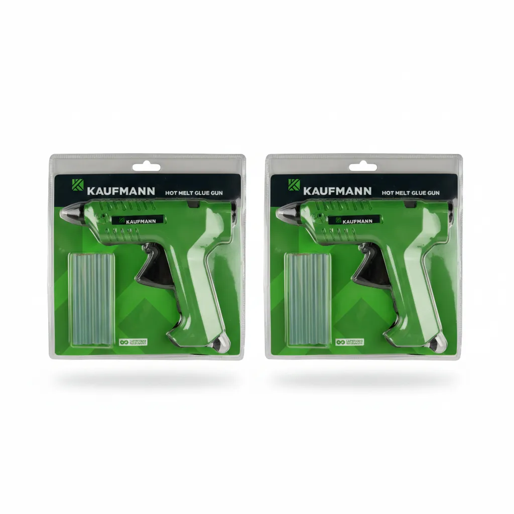 Kaufmann 80W Hot Melt Glue Gun for Crafting and Repair Projects - 2 Pack