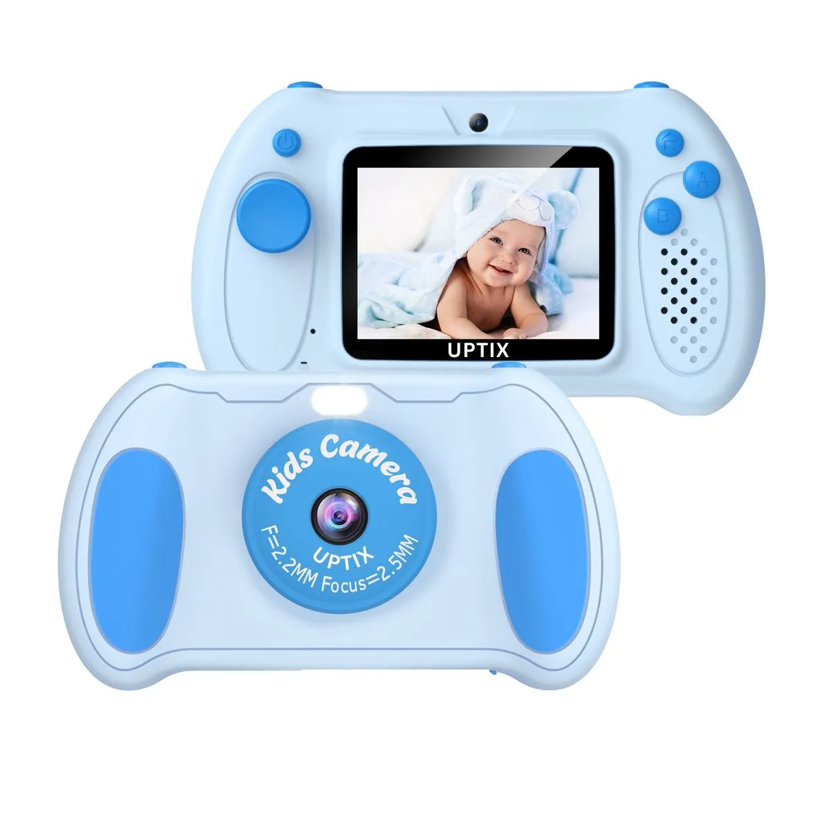 Uptix Kids Camera for Digital Photos & Videos | 3 Games | Frames & Selfies