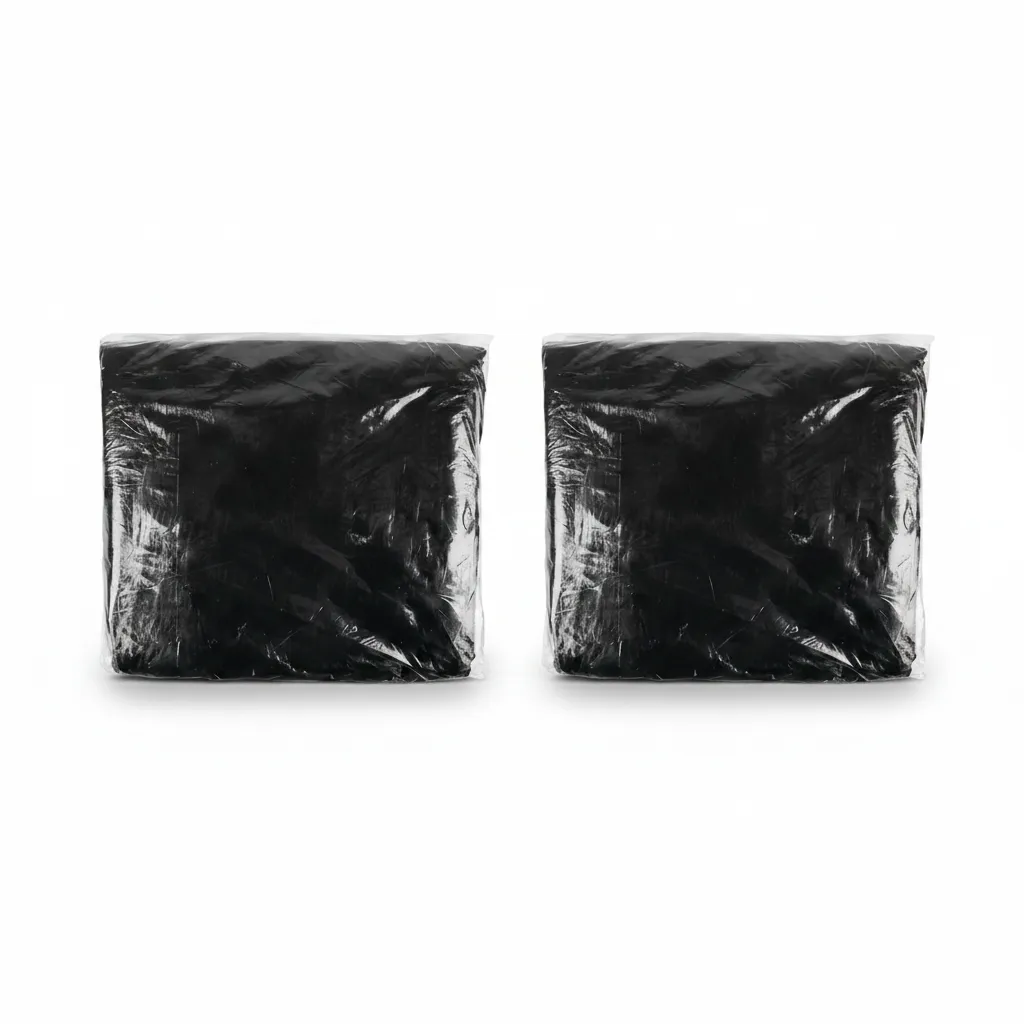 Durable Black Refuse Bags 30 Micron, 20 Piece, 750mm x 950mm - 2 Pack