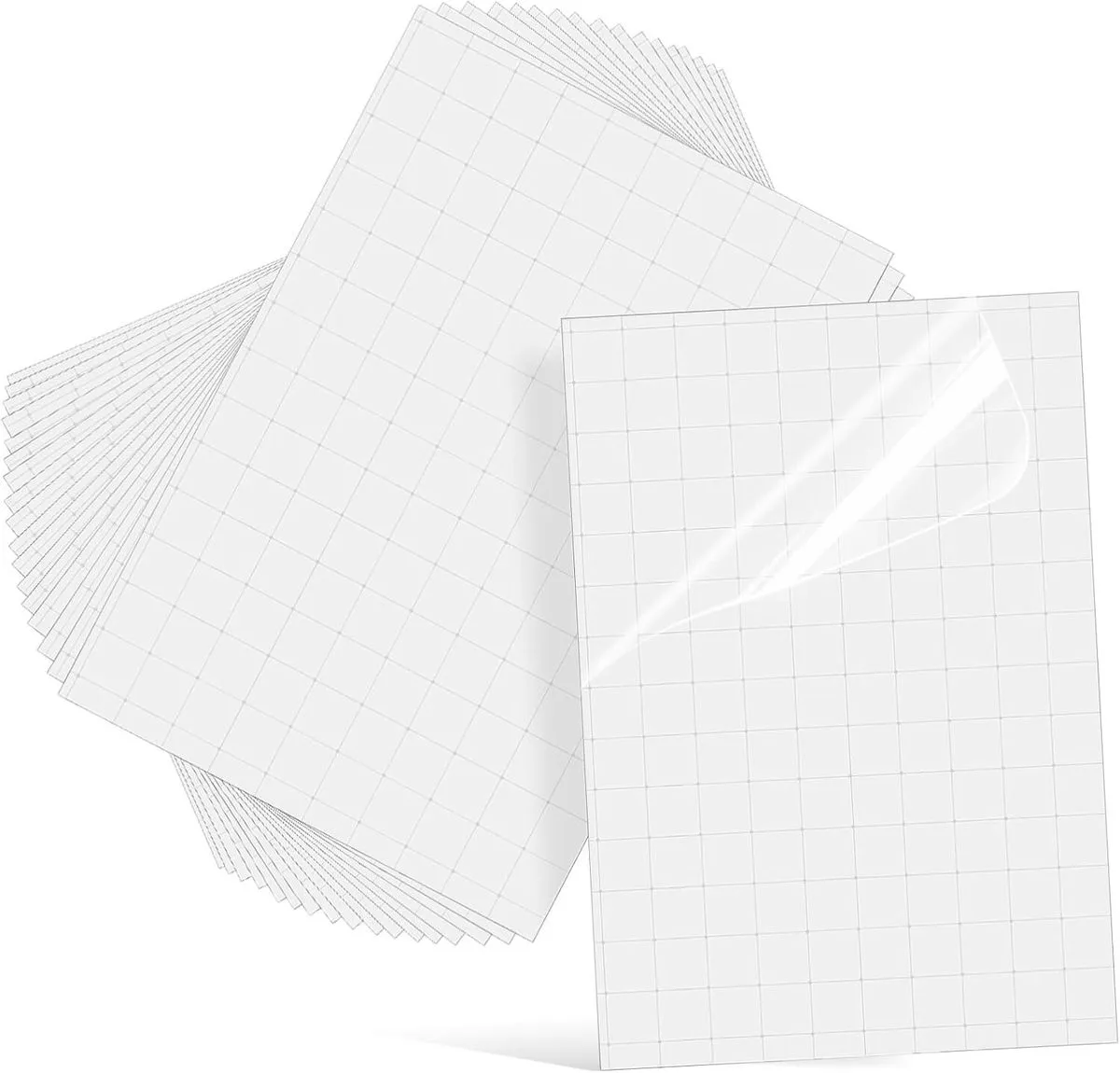 50sheets Self-Adhesive Laminating Pouches Laminate Sheets for Photos Index