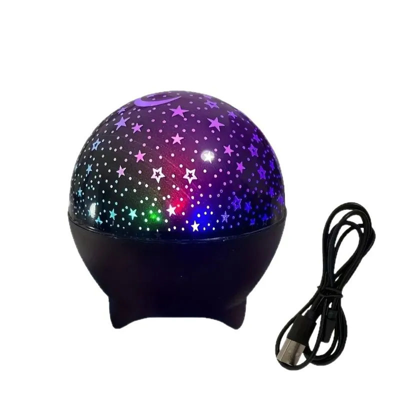 Rotating Starry Moon Projector USB Nightlight Children Light In The Bedroom
