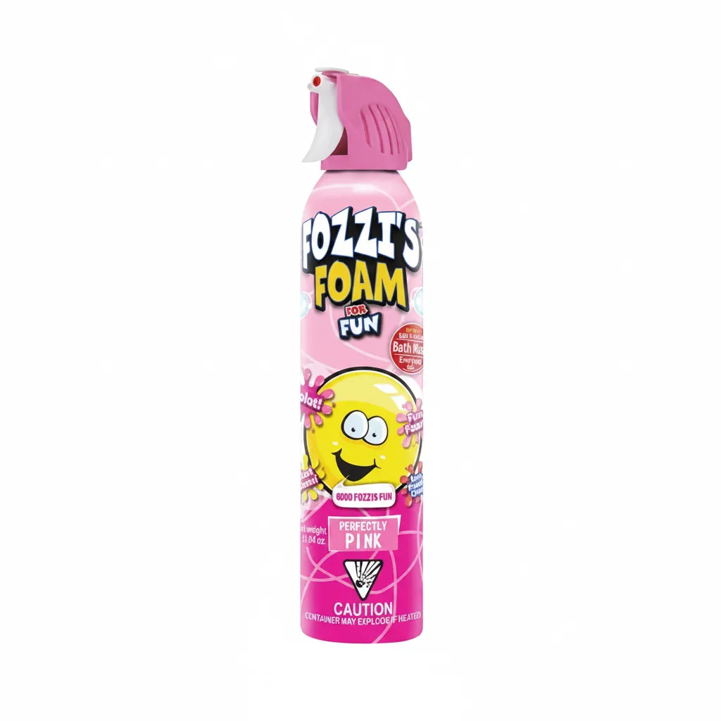 Fozzis Pink Foaming Bath Gel for Kids - 340ml Gentle Cleanser