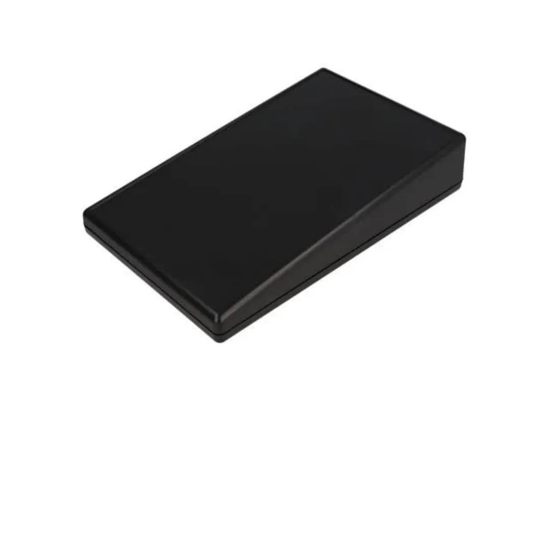 1599KTL Sloped Console Enclosure ABS Fire Retardant 220x140x41mm IP54 - Black