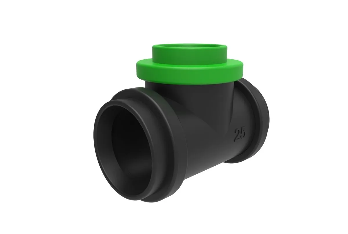 25-20mm Reducing Tee (10 Pack)