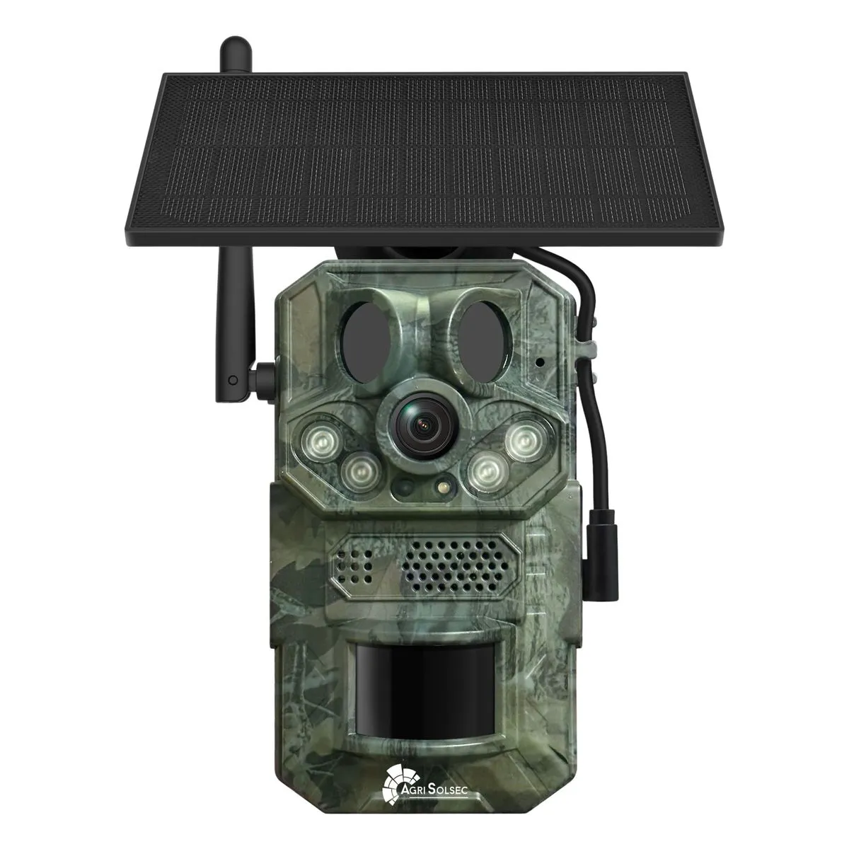 Trail Camera Solar 4G - Night Vision | SIM + Memory Card | Agri Solsec