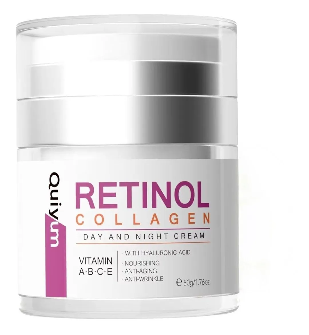 Quiyum Retinol Collagen Face Cream, Anti-Aging Day & Night Moisturiser